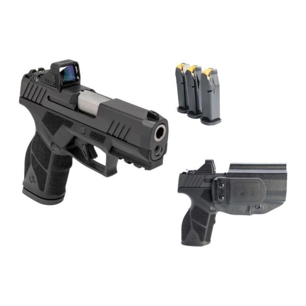 Taurus GX2 TORO Handgun Kit 9mm Luger 13rd Magazine(2) 3.38?? Barrel Black Slide/Frame Holster & Red Dot - Precision Shot Firearms