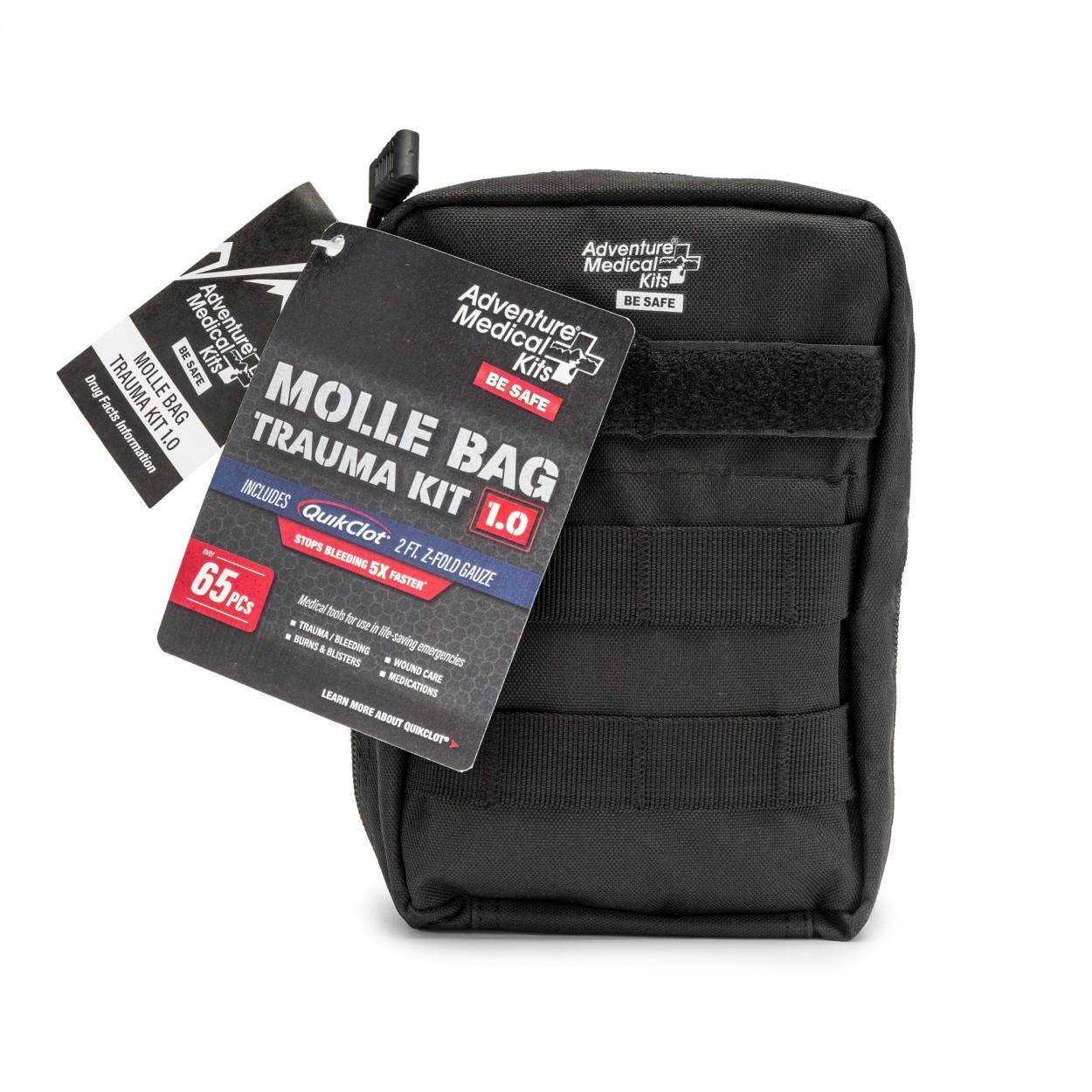 Ready Brands Adventure Medical Kits Molle Bag Trauma Kit 1.0 (Black Bag) - Precision Shot Firearms