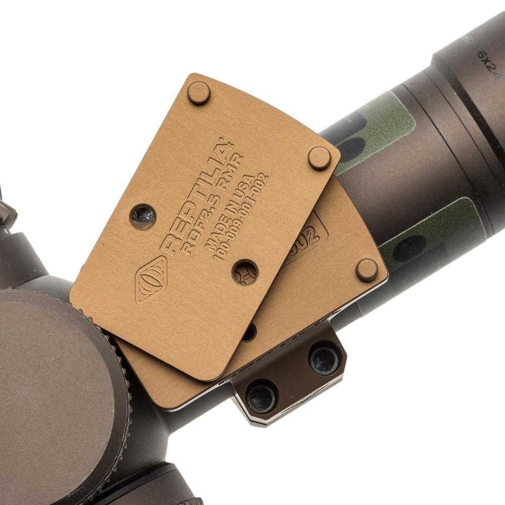 Reptilia 10mm ROF Riser Trijicon RMR Footprint Flat Dark Earth - Precision Shot Firearms