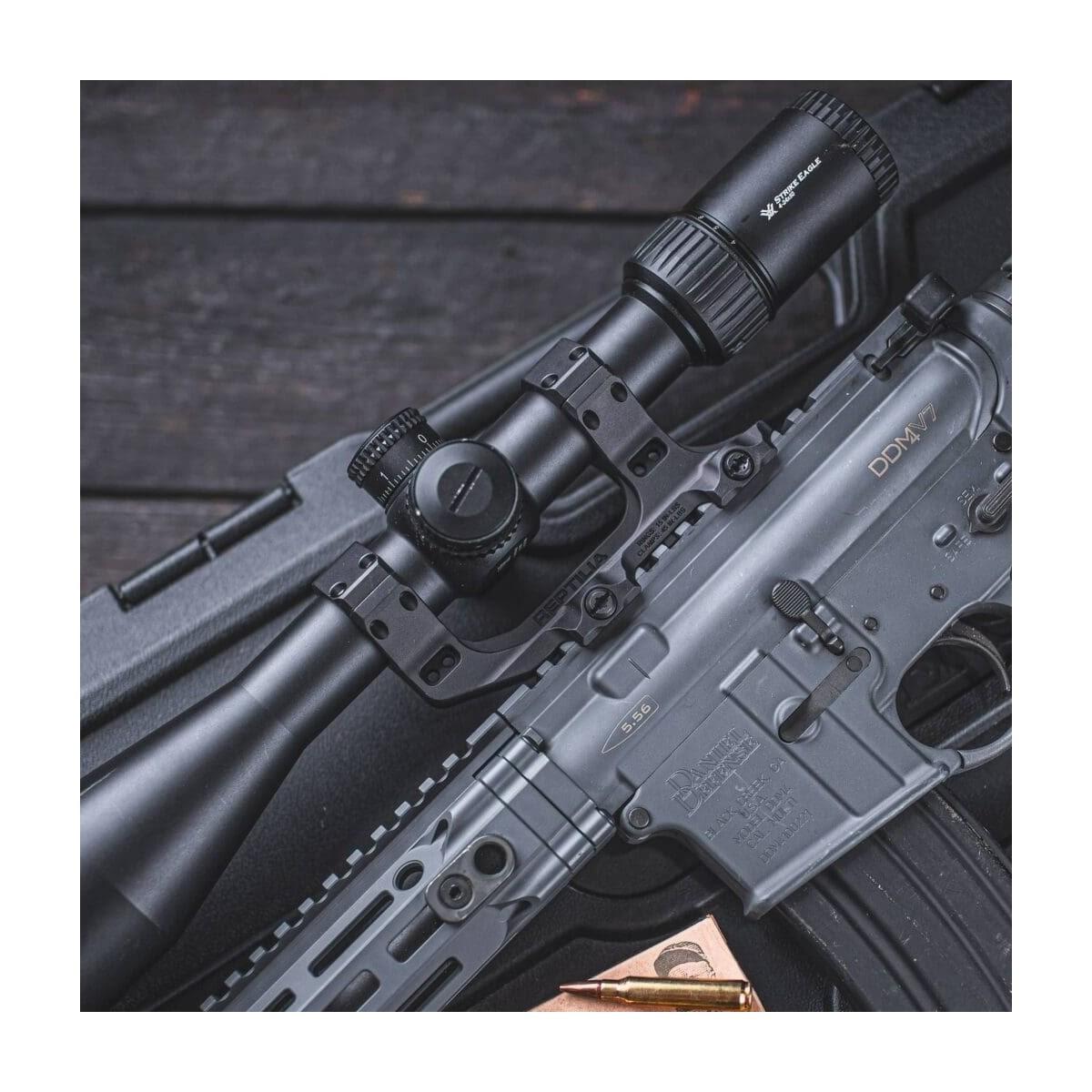 Reptilia AUS 30mm Optic Mount 1.93'' Height Black - Precision Shot Firearms