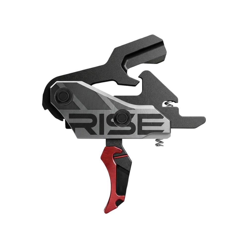 Rise Blitz G2 AR Trigger 3.5lb Curved Red with Interchangeable Blade - Precision Shot Firearms