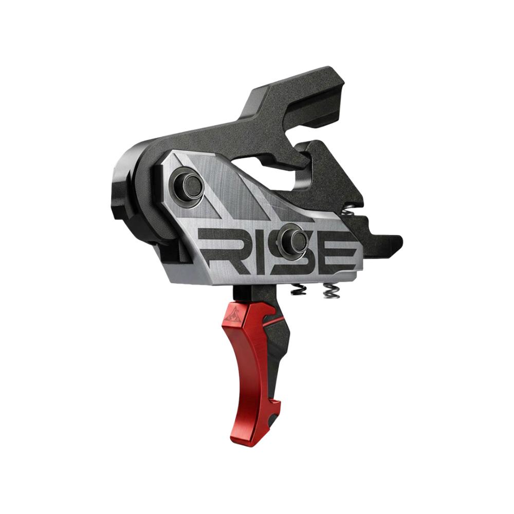 Rise Blitz G2 AR Trigger 3.5lb Curved Red with Interchangeable Blade - Precision Shot Firearms