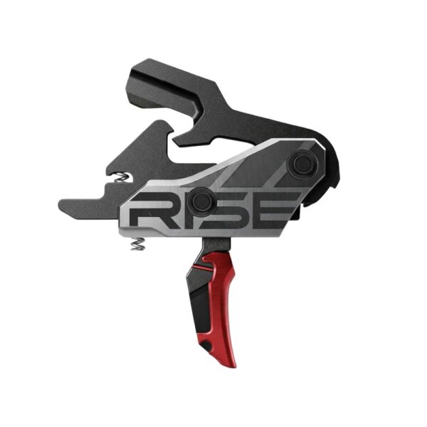 Rise Blitz G2 AR Trigger 3.5lb Flat Red with Interchangeable Blade - Precision Shot Firearms