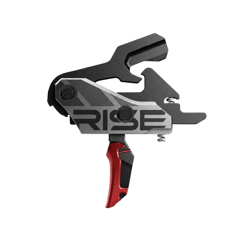 Rise Blitz G2 AR Trigger 3.5lb Flat Red with Interchangeable Blade - Precision Shot Firearms