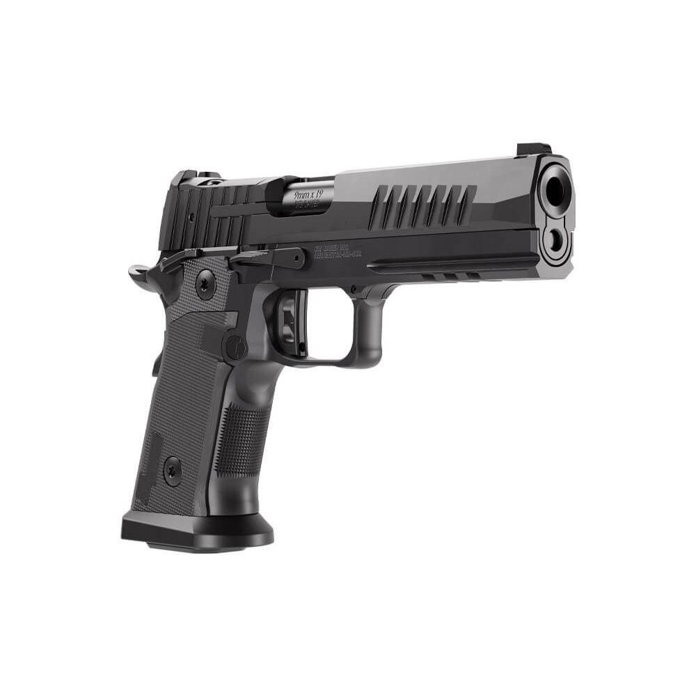 Sig Sauer P211 GT5 Handgun 9mm Luger 10rd(3) Magazines 5" Barrel SAO Black Magwell CA Compliant - Precision Shot Firearms