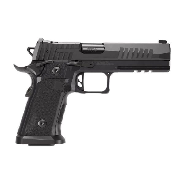 Sig Sauer P211 GT5 Handgun 9mm Luger 10rd(3) Magazines 5" Barrel SAO Black Magwell CA Compliant - Precision Shot Firearms