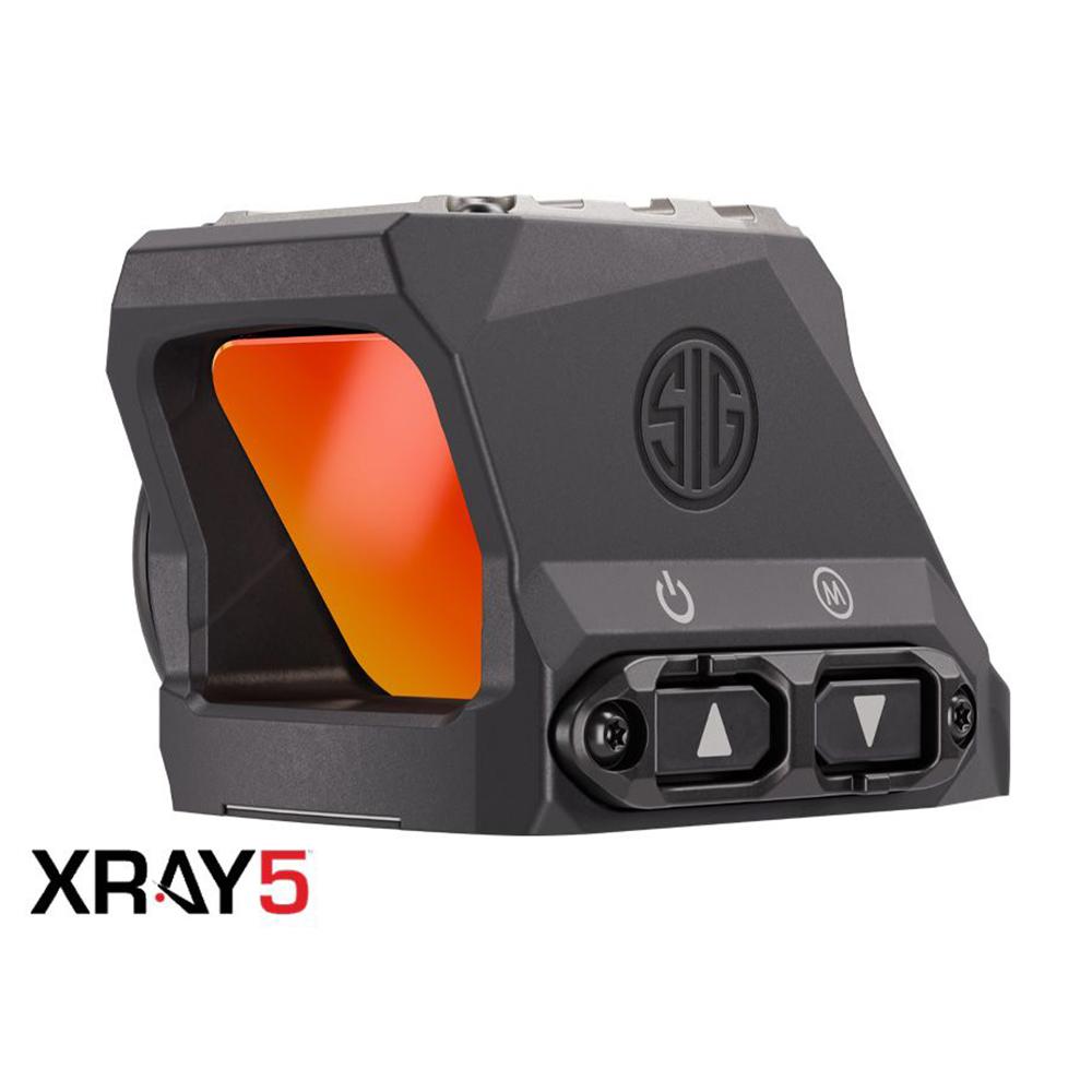 Sig Sauer XRay5 Compact Reflex Red Dot Sight and FOXTROT2R Lightfight Weapon Light Combo Black - Precision Shot Firearms
