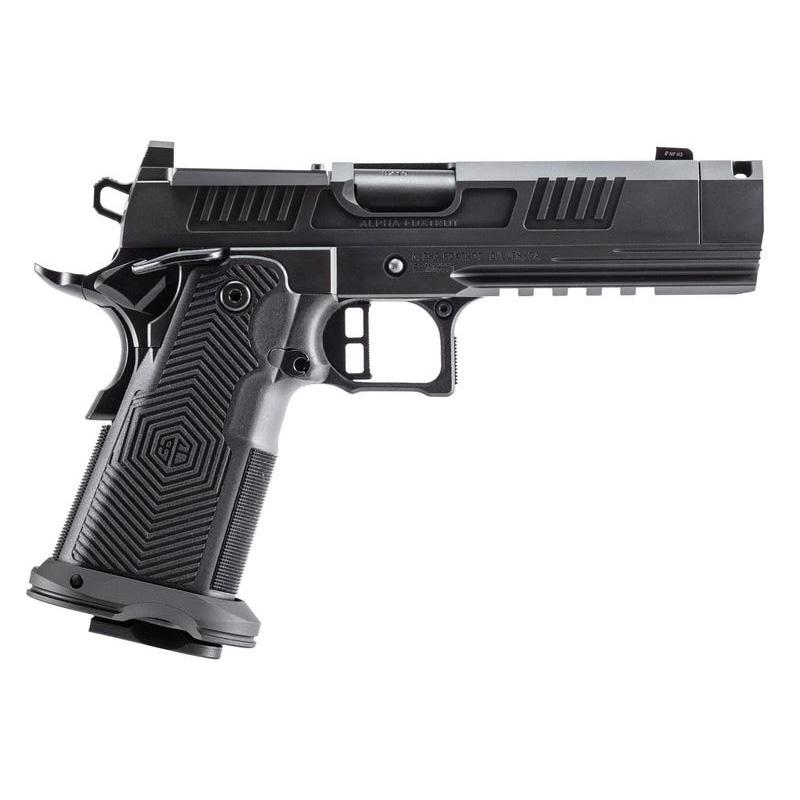 Alpha Foxtrot 1911 Romulus 10mm Auto 17rd Magazines(2) 4.25" Comp Threaded Barrel MOS DLC Black - Precision Shot Firearms