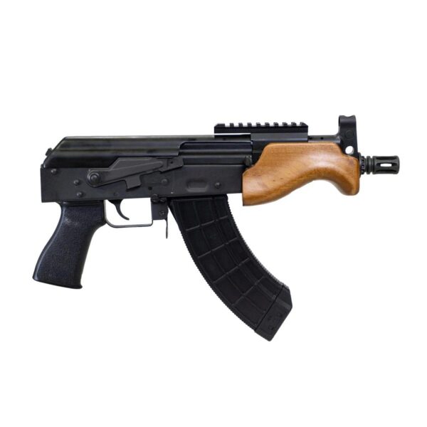 Century Arms Micro Draco Pistol w/Rail 7.62x39mm 30rd Magazine 6.25'' Barrel Wood Hand Guards - Precision Shot Firearms