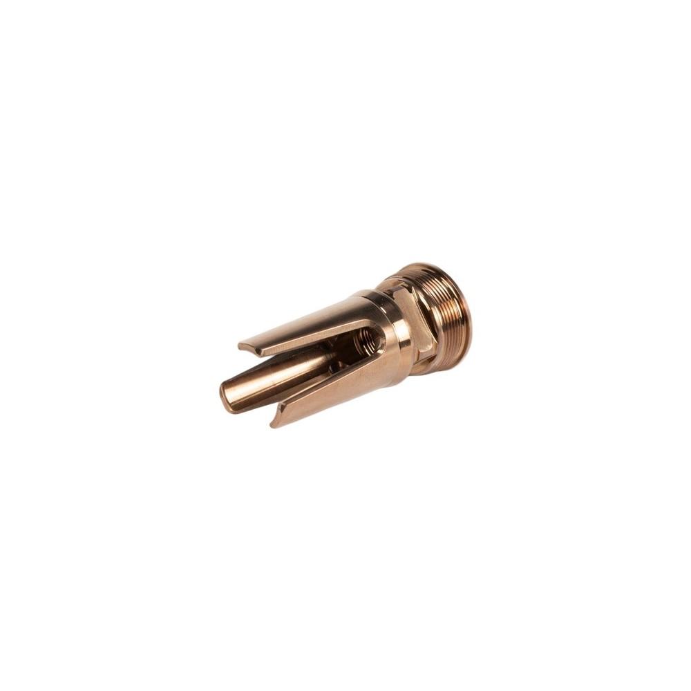 Q 3 Prong Flash Hider 1/2-28 8.6BLK .338 Bore - Precision Shot Firearms