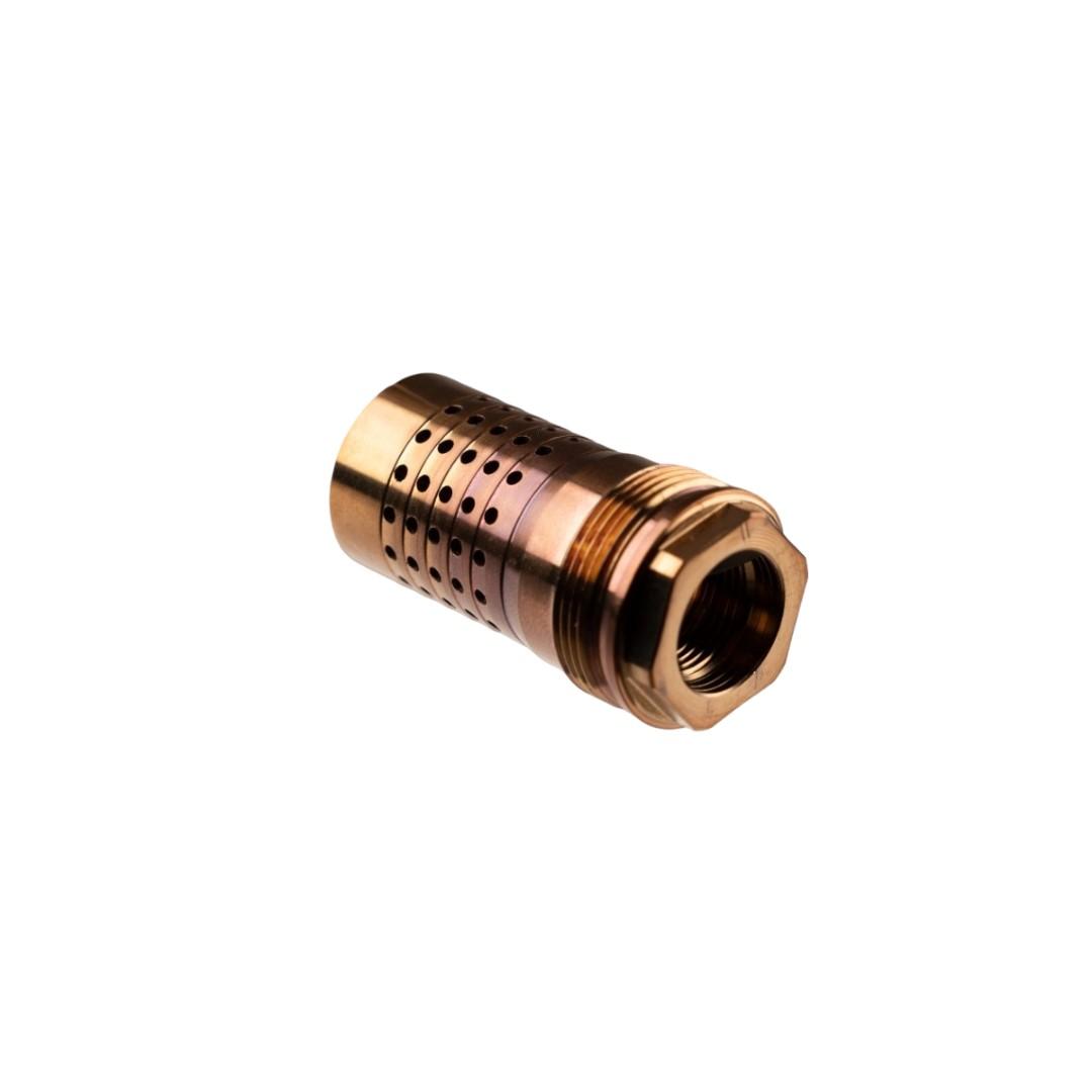 Q Rearend Cherry Bomb Muzzle Brake 5/8X24 90° Shoulder - Precision Shot Firearms