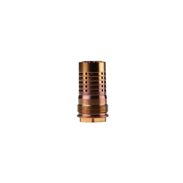 Q Rearend Cherry Bomb Muzzle Brake 1/2X28 90° Shoulder - Precision Shot Firearms
