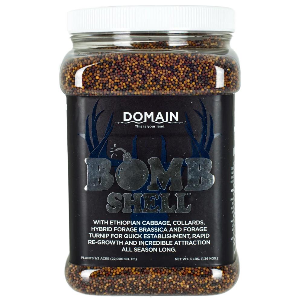 Domain Bombshell Food Plot Seed 1/2 Acre 3 lbs - Precision Shot Firearms