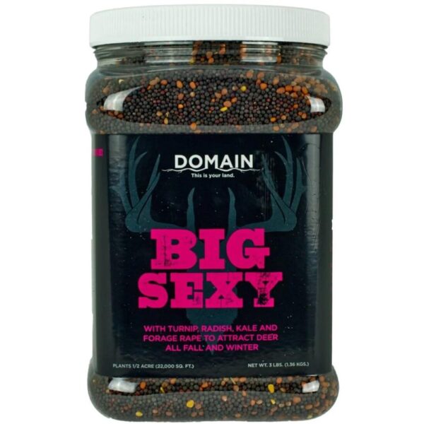 Domain Big Sexy Food Plot Seed 1/2 Acre 3 lbs - Precision Shot Firearms