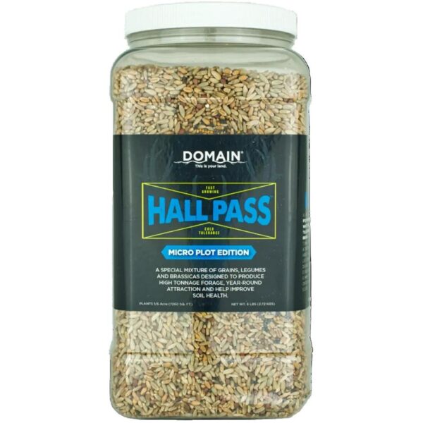Domain Hall Pass Food Plot Seed 1/6 Acre 6 lbs - Precision Shot Firearms
