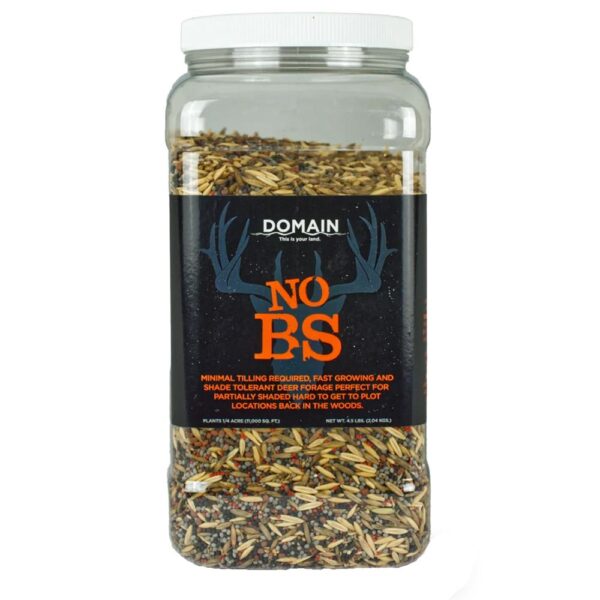 Domain No BS Food Plot Seed 1/2 Acre 4.5 lbs - Precision Shot Firearms
