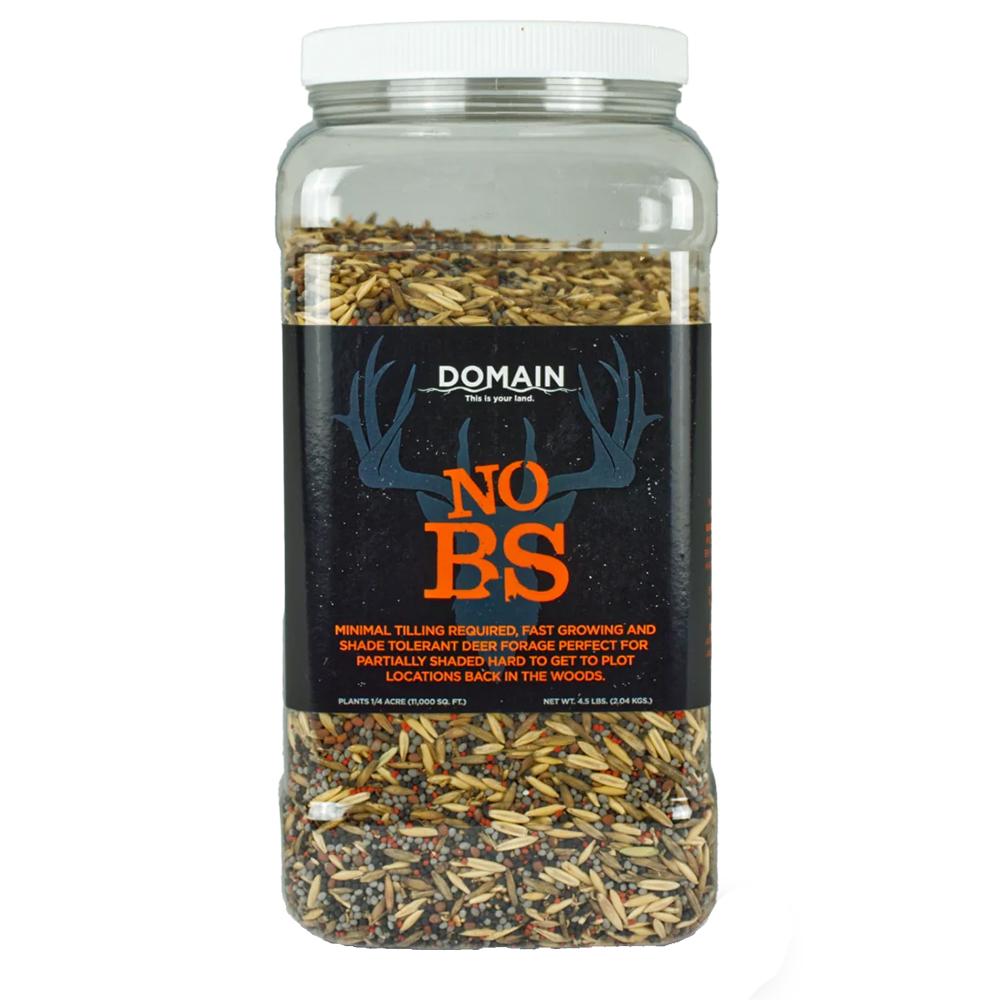 Domain No BS Food Plot Seed 1/2 Acre 4.5 lbs - Precision Shot Firearms