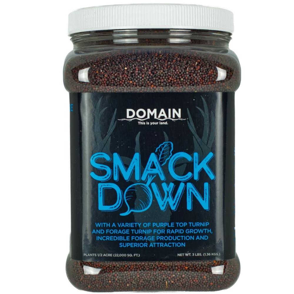 Domain Smack Down Food Plot Seed 1/2 Acre 3 lbs - Precision Shot Firearms