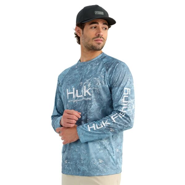 Huk Mossy Oak Pursuit Performance Long Sleeve Crew Shirt MO Shipyard S - Precision Shot Firearms