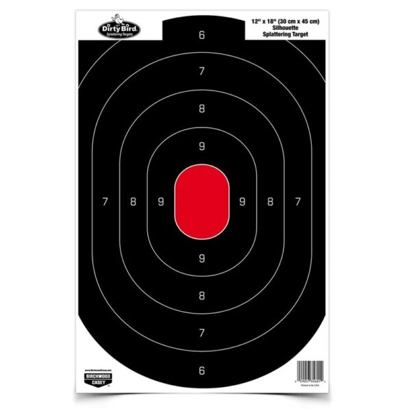 Birchwood Dirty Bird Paper Targets Silhouette 12"x18" 100/ct - Precision Shot Firearms