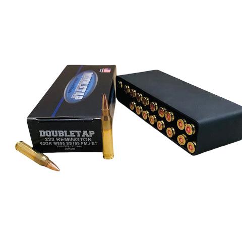 Double Tap M855 SS109 Rifle Ammunition .223 Rem 62gr FMJ BT 2950 fps 20/ct - Precision Shot Firearms