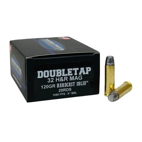 Double Tap Hardcast Solid Handgun Ammunition .32 H&R Mag 120gr Solid WFN 1025 fps 20/ct - Precision Shot Firearms