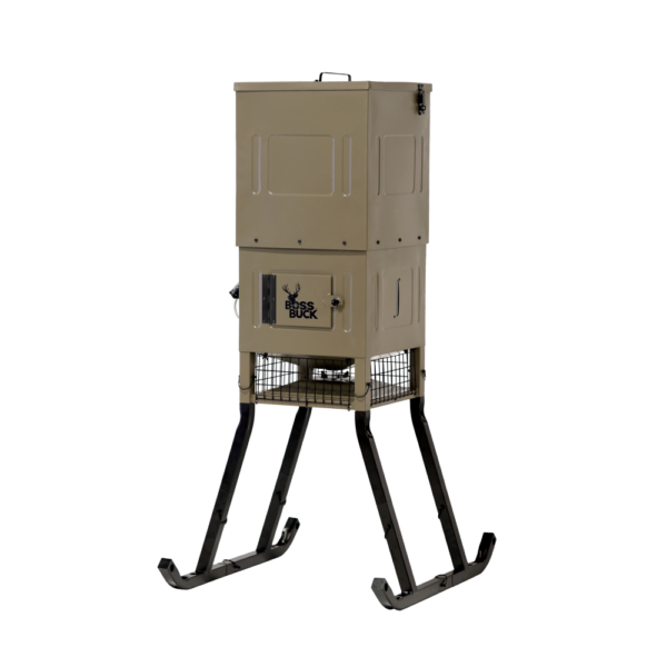 Boss Buck Fill Sled Feeder with Diverter Plate and Solar Panel 300lb - Precision Shot Firearms
