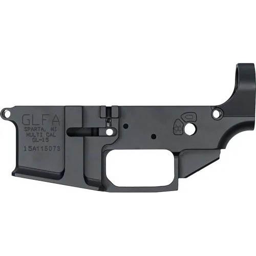 GLFA AR-15 Stripped Billet Lower Receiver-Black - Precision Shot Firearms