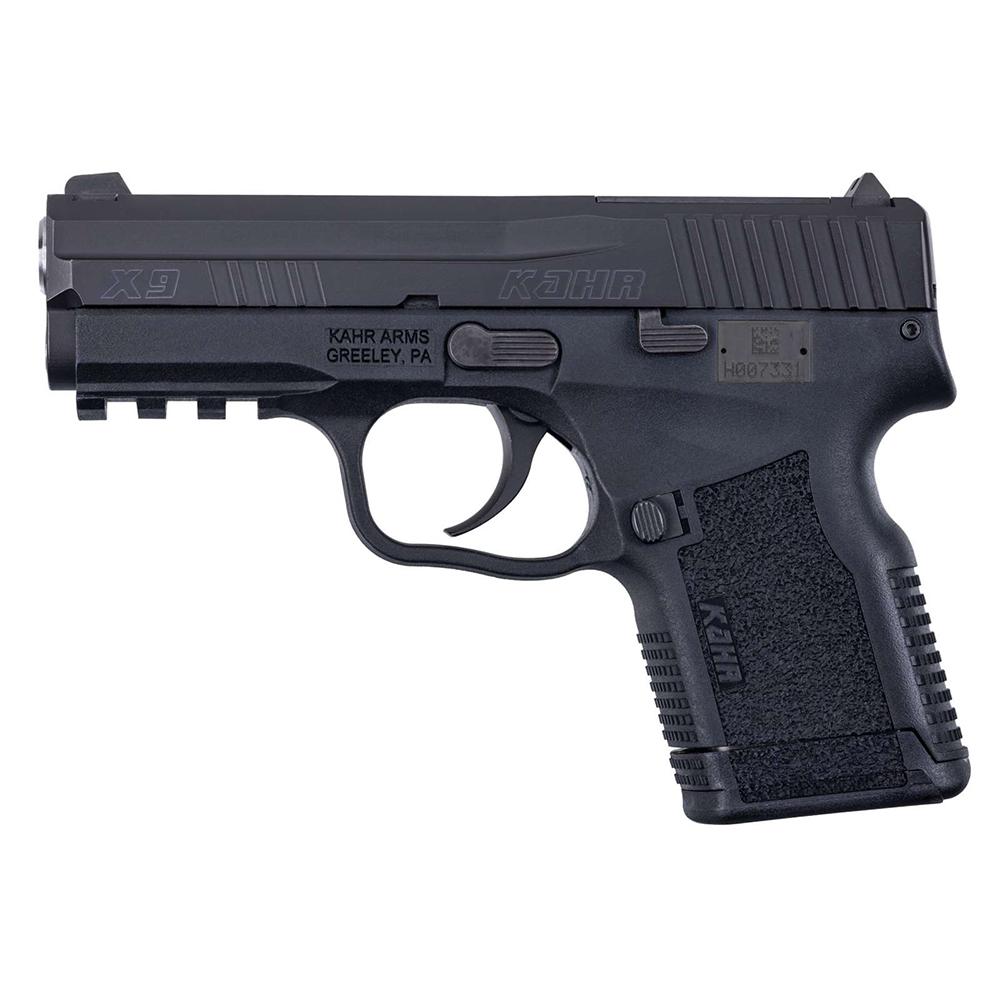 Kahr X9 Handgun 9mm Luger 10rd Magazines (2) 3.54" Barrel Black Optics Ready - USED - Precision Shot Firearms