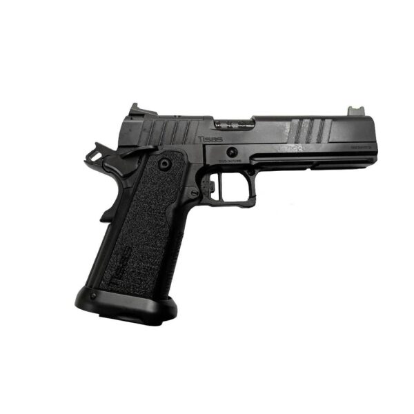 Tisas 1911 Duty DS Handgun 9mm Luger 18rd Magazines(2) 5" Barrel QPQ Rail Optics Ready AOS - Precision Shot Firearms