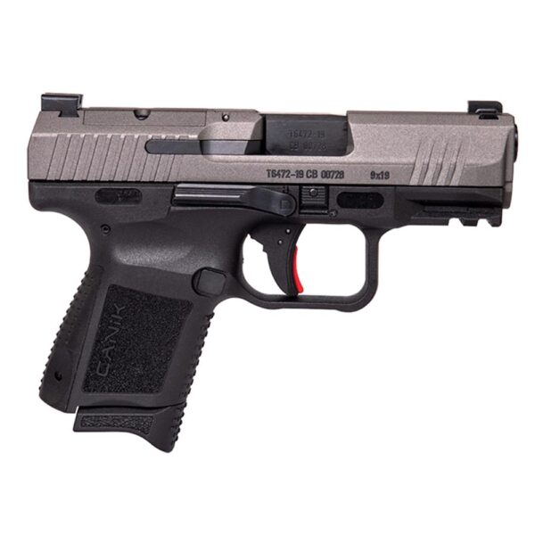 DEMO Canik TP9 Elite SC 9mm Luger 12rd Magazine 3.5" Barrel Tungsten Slide/ Black Grip - Precision Shot Firearms