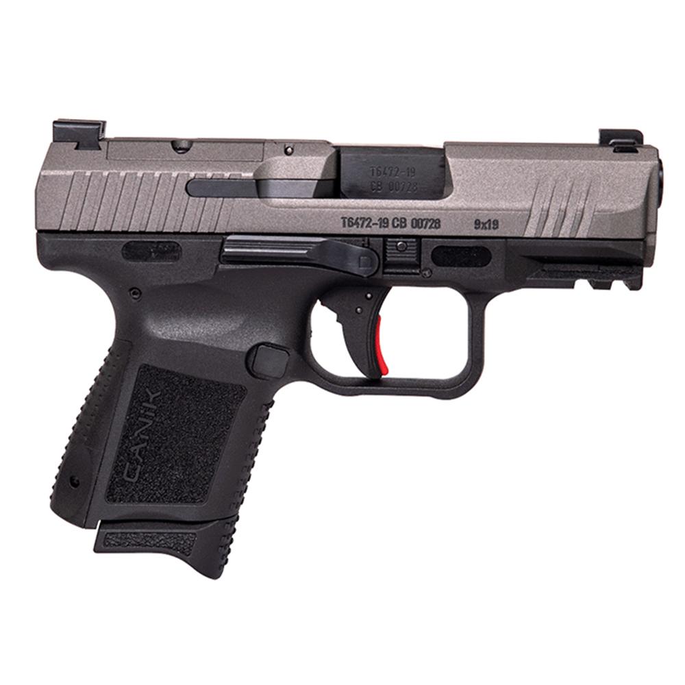 DEMO Canik TP9 Elite SC 9mm Luger 12rd Magazine 3.5" Barrel Tungsten Slide/ Black Grip - Precision Shot Firearms