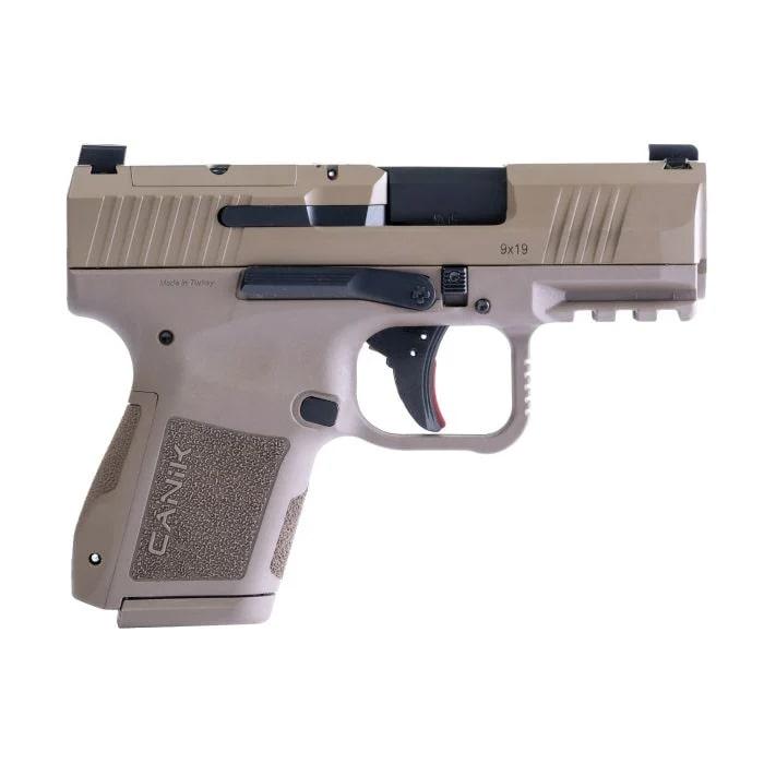 DEMO Canik METE MC9 CA Compliant Handgun 9mm Luger 10rd Magazine 3.18" Barrel FDE Frame - Precision Shot Firearms