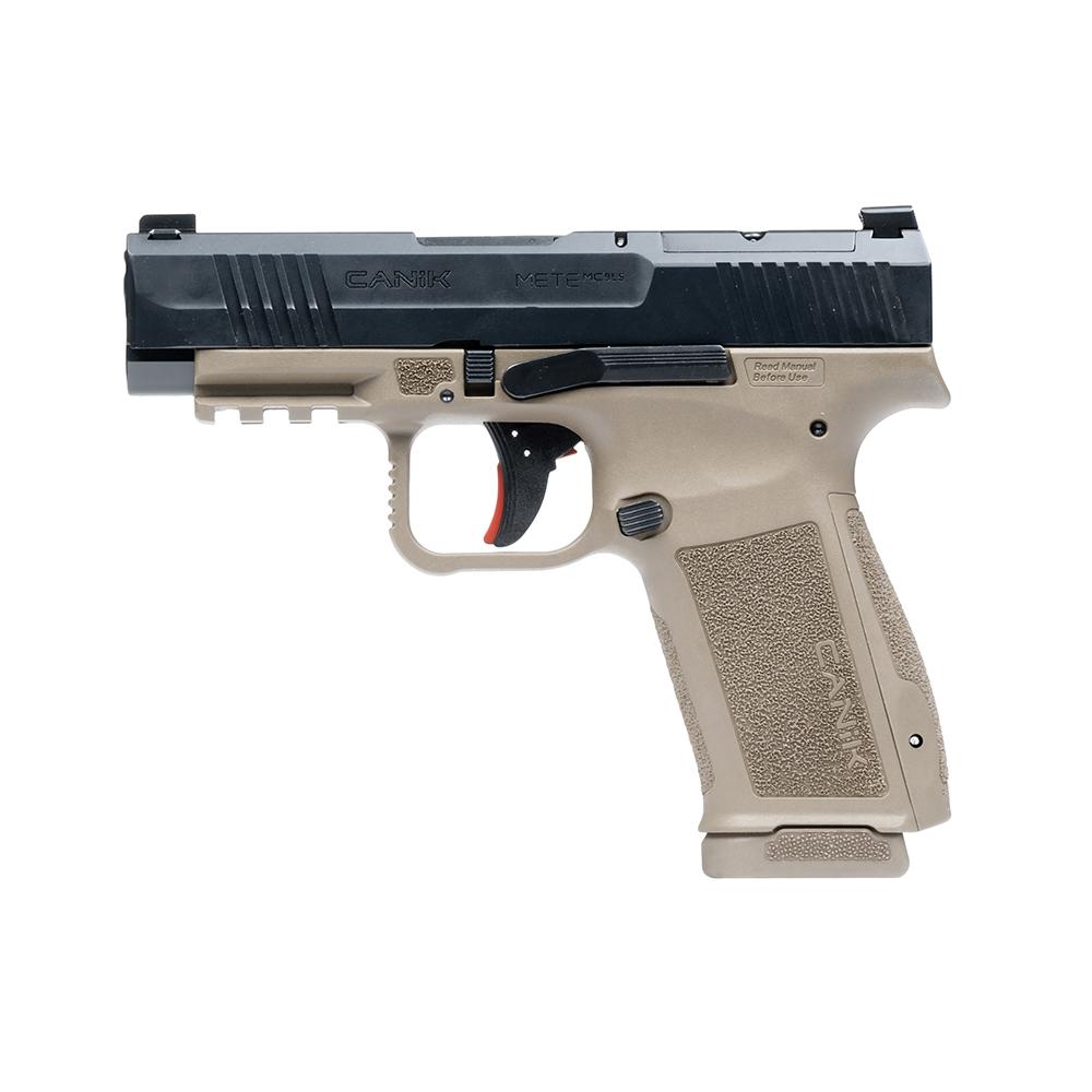 DEMO Canik Mete MC9LS Handgun 9mm Luger 17rd Magazine 3.64" Barrel Optic Ready Black Slide FDE Frame - Precision Shot Firearms