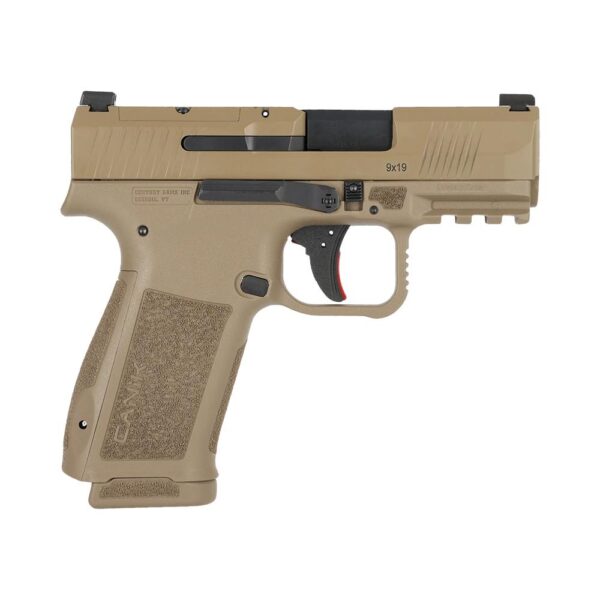 DEMO Canik Mete MC9L CA Compliant Handgun 9mm Luger 10rd Magazine 3.18" Barrel Optic Ready FDE - Precision Shot Firearms