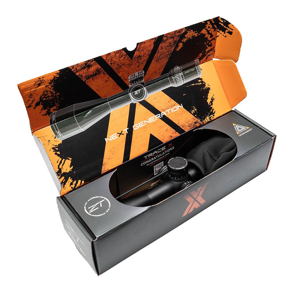 Zerotech Trace X Rifle Scope 5-25x56 34mm FFP RMG 3 MIL Illum. Black - Precision Shot Firearms