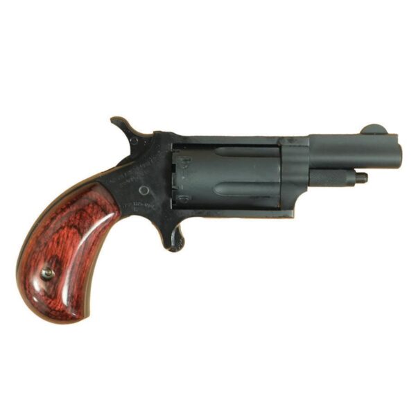 NAA 22M Mini Revolver Handgun .22 Magnum 5rd Capacity 1.625" Barrel Stealth Grey with Rose Grip - Precision Shot Firearms