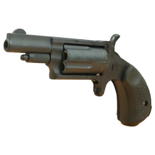 NAA 22M Mini Revolver Handgun .22 Magnum 5rd Capacity 1.625" Barrel Grey Cerakote with Cobblestone Grips - Precision Shot Firearms