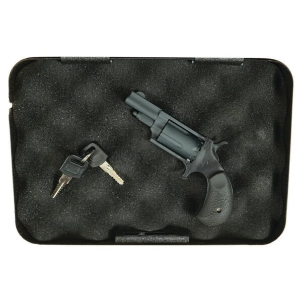 NAA 22M Mini Revolver Handgun .22 Magnum 5rd Capacity 1.625" Barrel Grey Cerakote with Cobblestone Grips - Precision Shot Firearms
