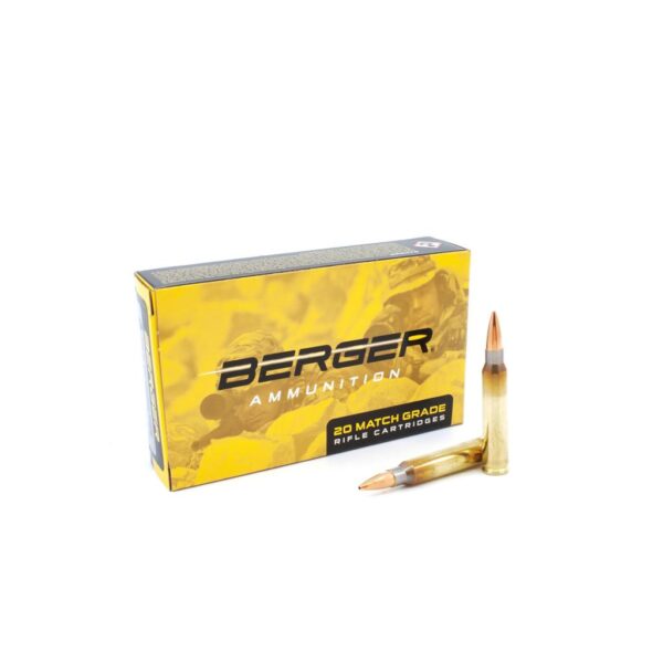 Berger Tactical Rifle Ammunition .223 Rem 77gr OTM 2750 fps 20/ct - Precision Shot Firearms