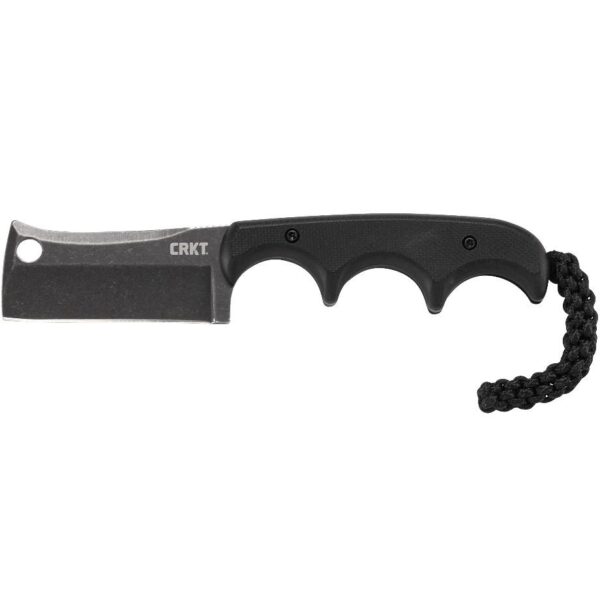CRKT Minimalist Cleaver Blackout Fixed Knife 2 1/8" Blade Black - Precision Shot Firearms