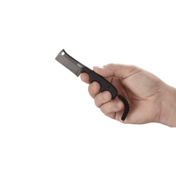 CRKT Minimalist Cleaver Blackout Fixed Knife 2 1/8" Blade Black - Precision Shot Firearms