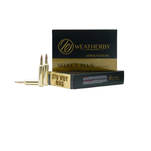 Weatherby Select Plus Barnes TTSX Rifle Ammunition 270 Wby Mag 130gr PT 3400 fps 20/ct - Precision Shot Firearms