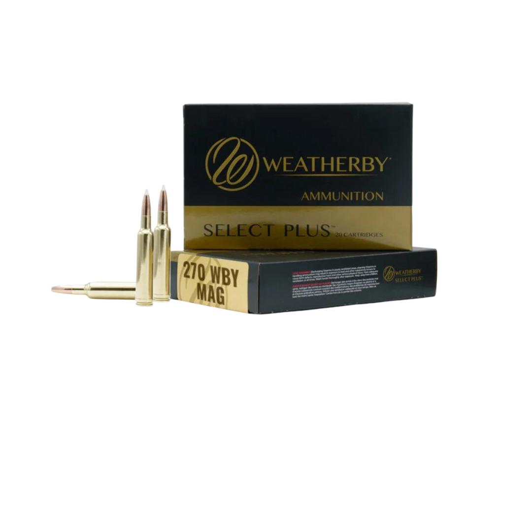 Weatherby Select Plus Barnes TTSX Rifle Ammunition 270 Wby Mag 130gr PT 3400 fps 20/ct - Precision Shot Firearms