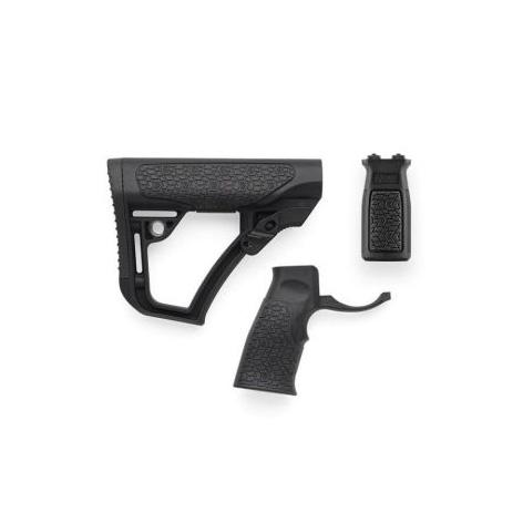 Daniel Defense Buttstock Pistol Grip & M-LOK Vertical Foregrip Combo - Black - Precision Shot Firearms