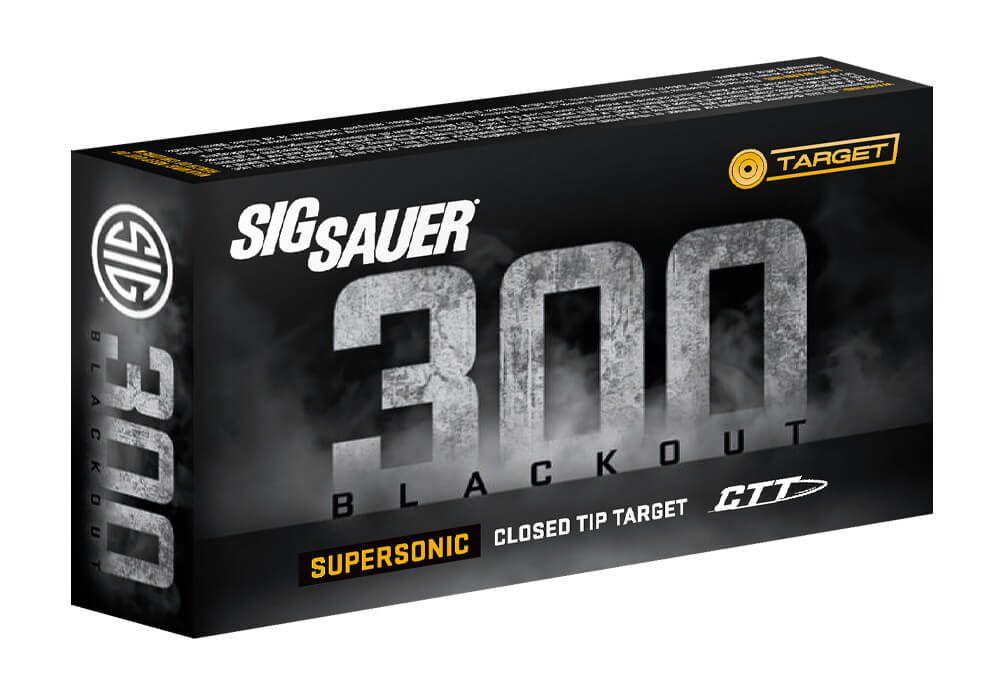 Sig Sauer Supersonic CTT Rifle Ammunition .300 AAC Blackout 125 gr 2145 fps 20/ct - Precision Shot Firearms