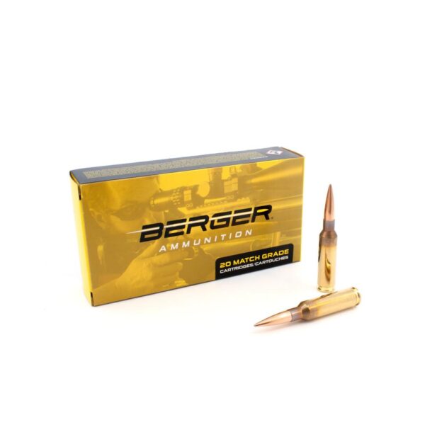Berger Target Rifle Ammunition 6.5 Creedmoor 153.5 gr LRHT 2702 fps 20/ct - Precision Shot Firearms