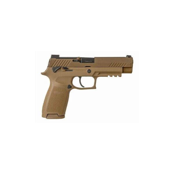 Sig Sauer P320-M17 Handgun 9mm Luger 10rd Magazine 4.7" Barrel Coyote Tan MA Compliant - Precision Shot Firearms