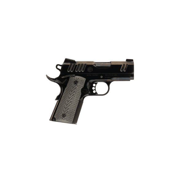 Alpha Foxtrot 1911 Handgun 9mm Luger 9rd Magazine 3.25" Barrel Polished DLC Finish - Precision Shot Firearms