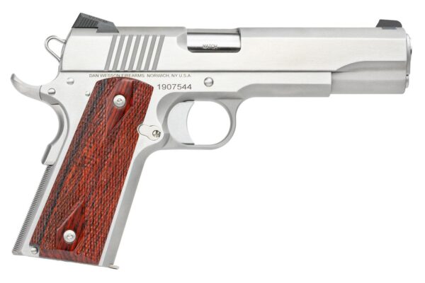 Dan Wesson 1911 Razorback Handgun 10mm Auto 8rd Magazine 5" Barrel Stainless - Precision Shot Firearms